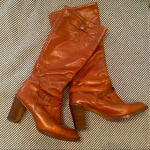 Vintage Zodiac Leather Boots